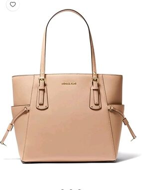 Michael Kors Women's Pale Blush Leather Tote Bag